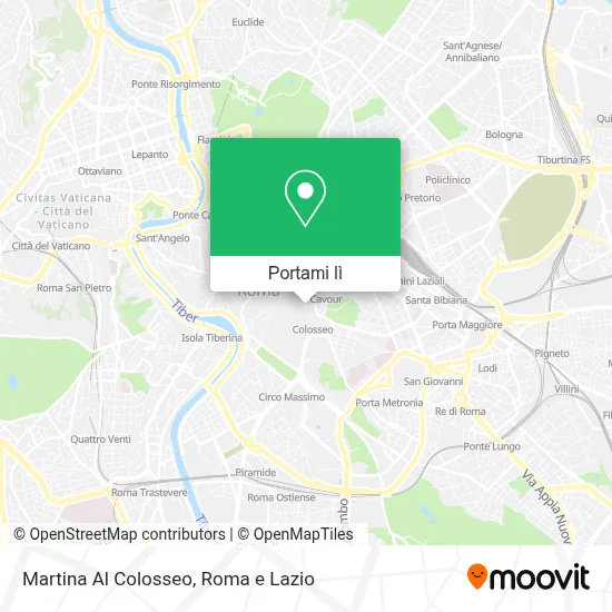 Mappa Martina Al Colosseo