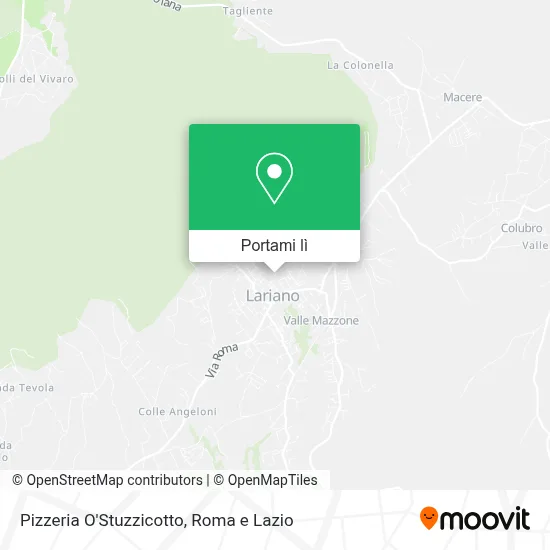 Mappa Pizzeria O'Stuzzicotto
