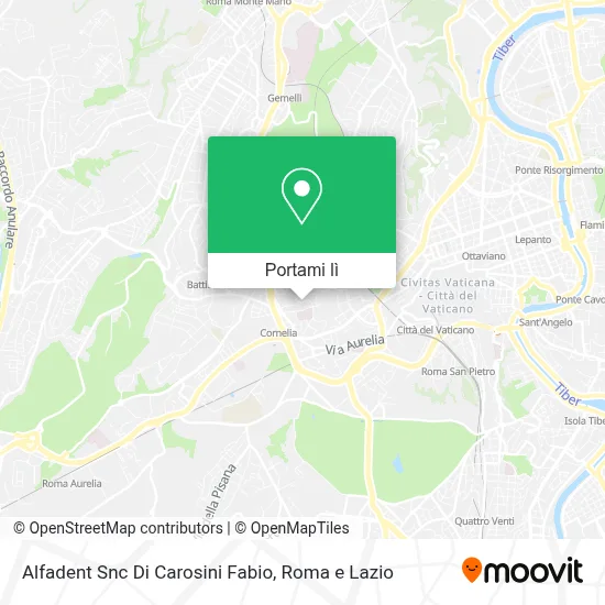 Mappa Alfadent Snc Di Carosini Fabio