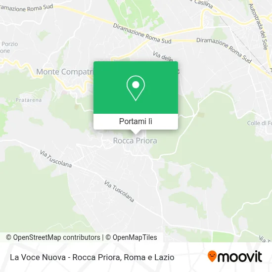 Mappa La Voce Nuova - Rocca Priora