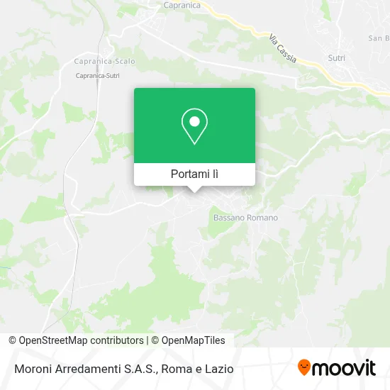 Mappa Moroni Arredamenti S.A.S.