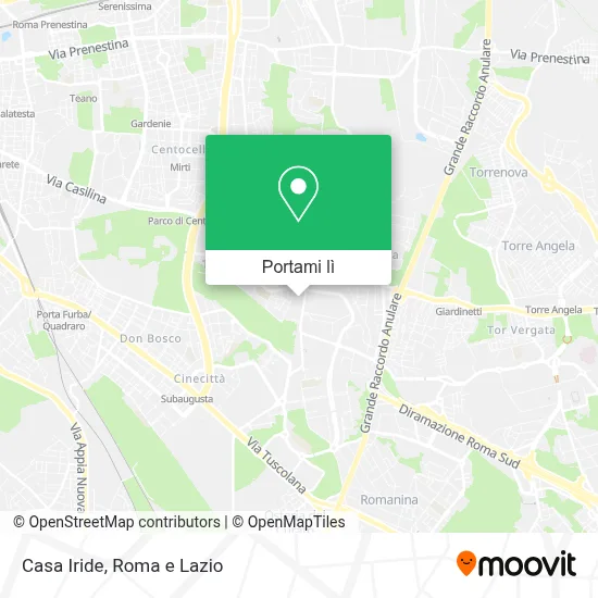 Mappa Casa Iride