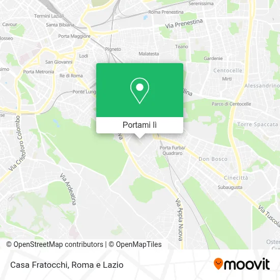 Mappa Casa Fratocchi
