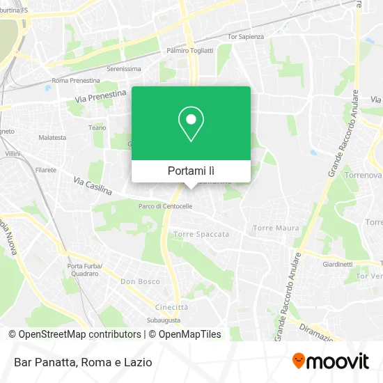 Mappa Bar Panatta
