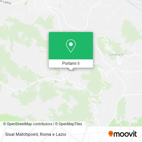 Mappa Sisal Matchpoint