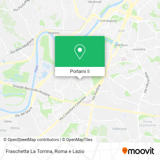 Mappa Fraschetta La Torrina