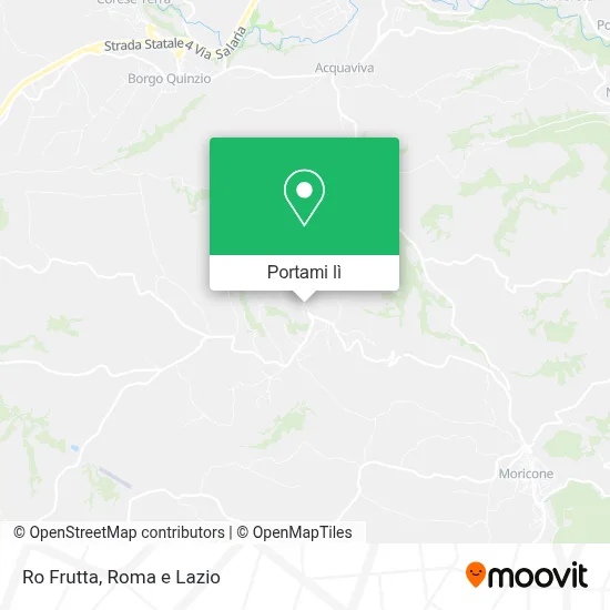 Mappa Ro Frutta