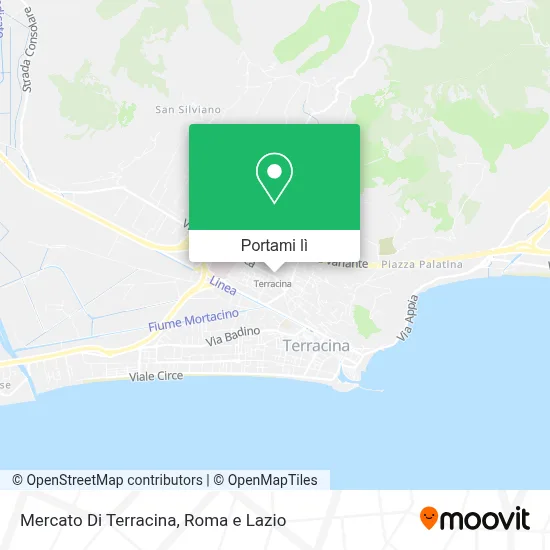 Mappa Mercato Di Terracina