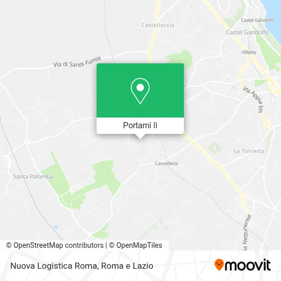 Mappa Nuova Logistica Roma
