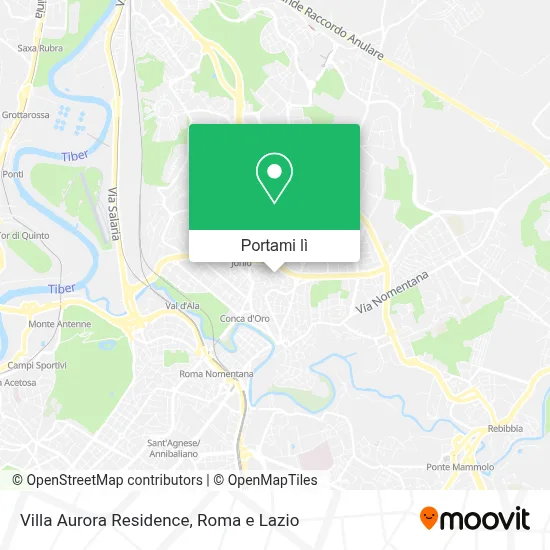 Mappa Villa Aurora Residence