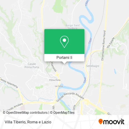 Mappa Villa Tiberio