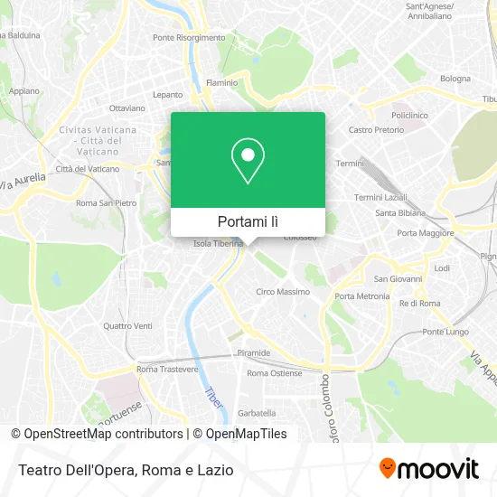 Mappa Teatro Dell'Opera