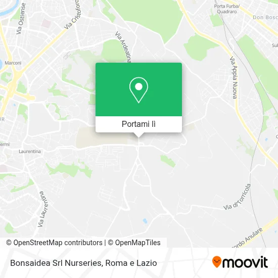 Mappa Bonsaidea Srl Nurseries