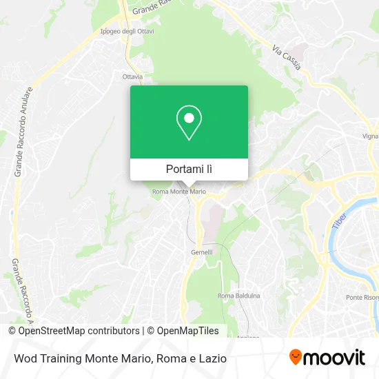 Mappa Wod Training Monte Mario