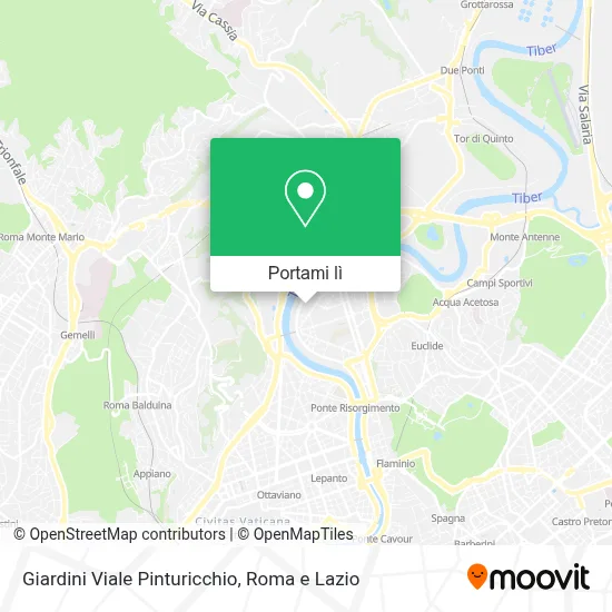 Mappa Giardini Viale Pinturicchio