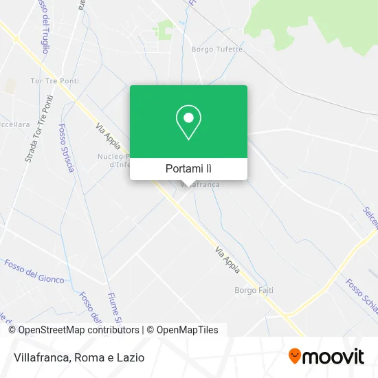 Mappa Villafranca