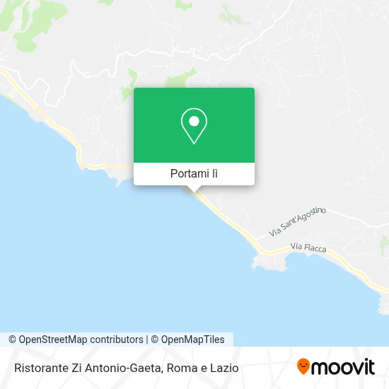 Mappa Ristorante Zi Antonio-Gaeta