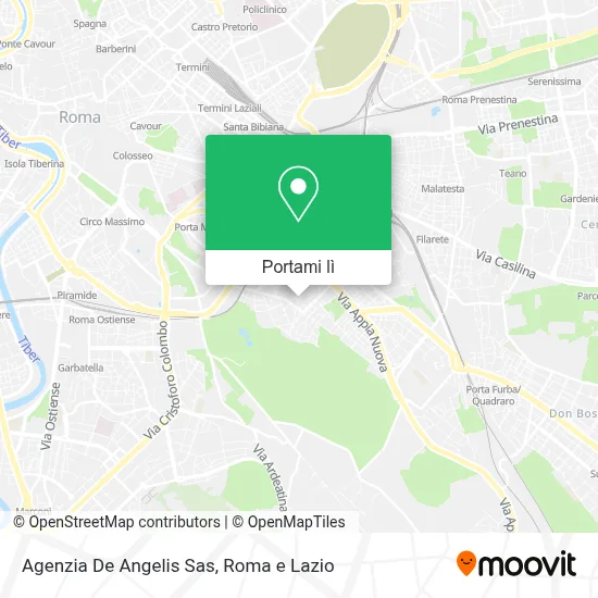 Mappa Agenzia De Angelis Sas