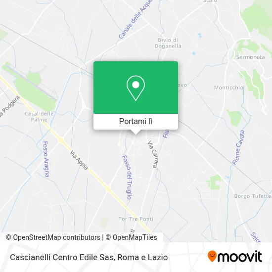Mappa Cascianelli Centro Edile Sas