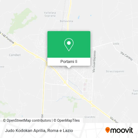 Mappa Judo Kodokan Aprilia