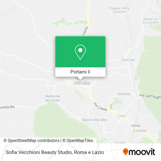 Mappa Sofia Vecchioni Beauty Studio