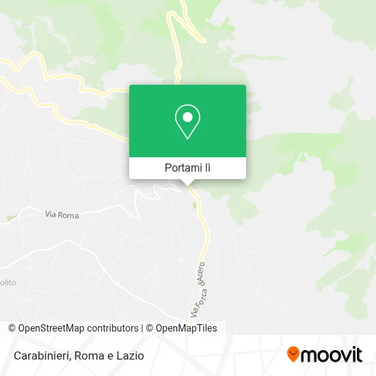 Mappa Carabinieri
