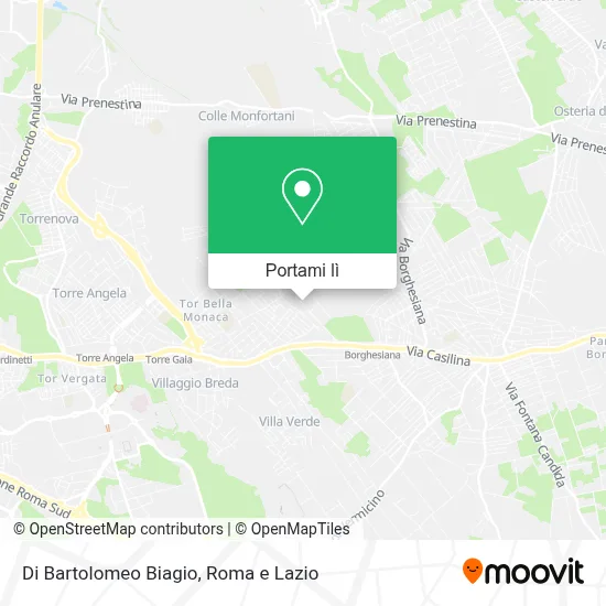 Mappa Di Bartolomeo Biagio