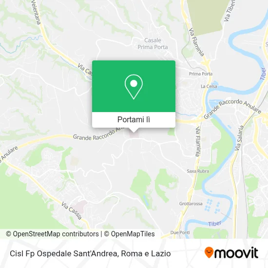 Mappa Cisl Fp Ospedale Sant'Andrea