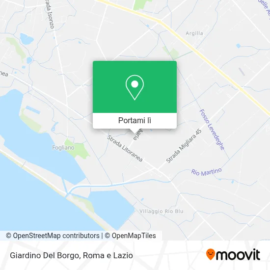 Mappa Giardino Del Borgo