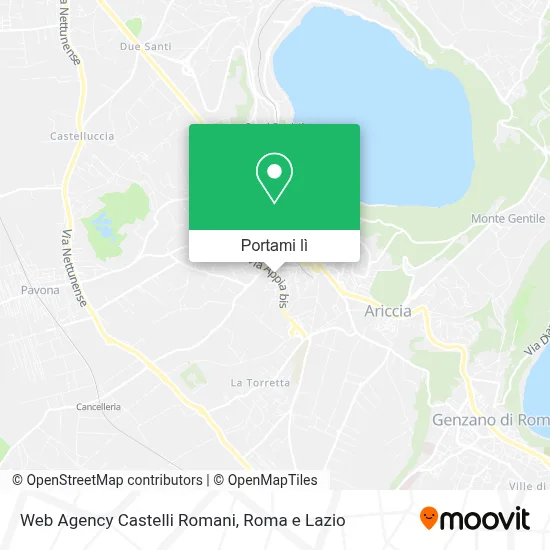Mappa Web Agency Castelli Romani