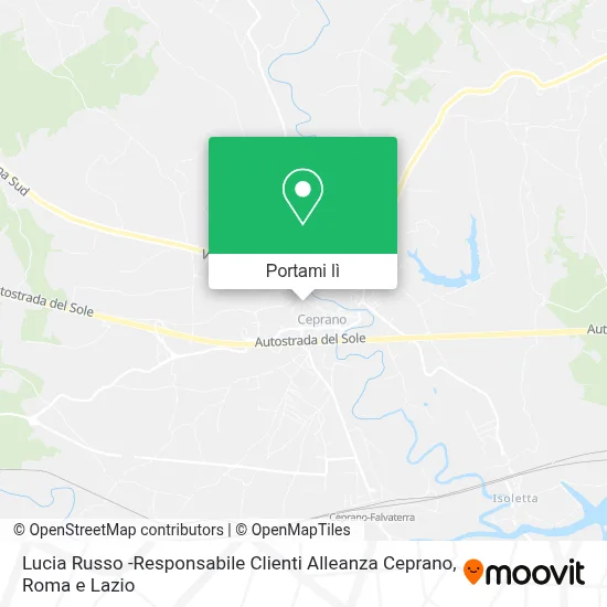 Mappa Lucia Russo -Responsabile Clienti Alleanza Ceprano