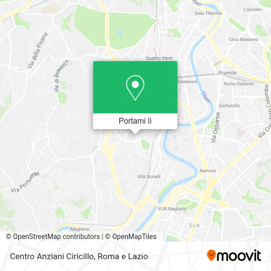 Mappa Centro Anziani Ciricillo