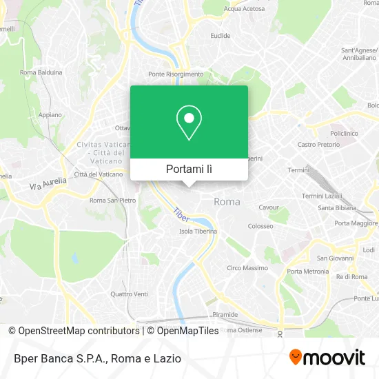 Mappa Bper Banca S.P.A.