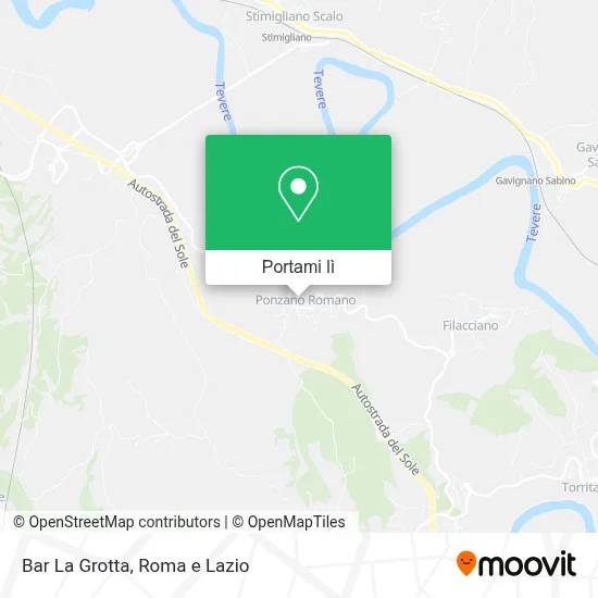 Mappa Bar La Grotta