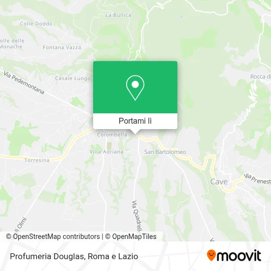 Mappa Profumeria Douglas