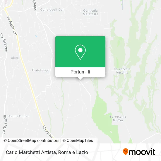 Mappa Carlo Marchetti Artista