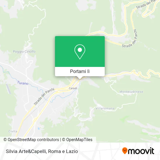 Mappa Silvia Arte&Capelli