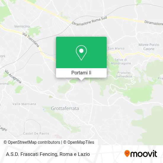 Mappa A.S.D. Frascati Fencing