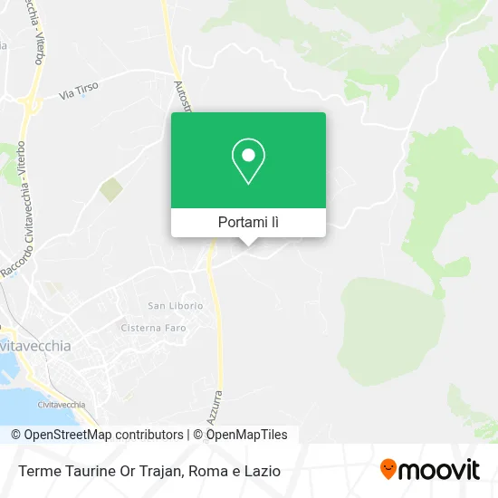 Mappa Terme Taurine Or Trajan