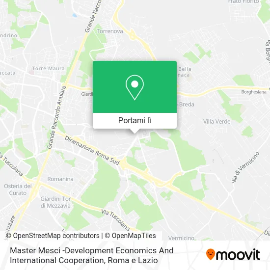 Mappa Master Mesci -Development Economics And International Cooperation