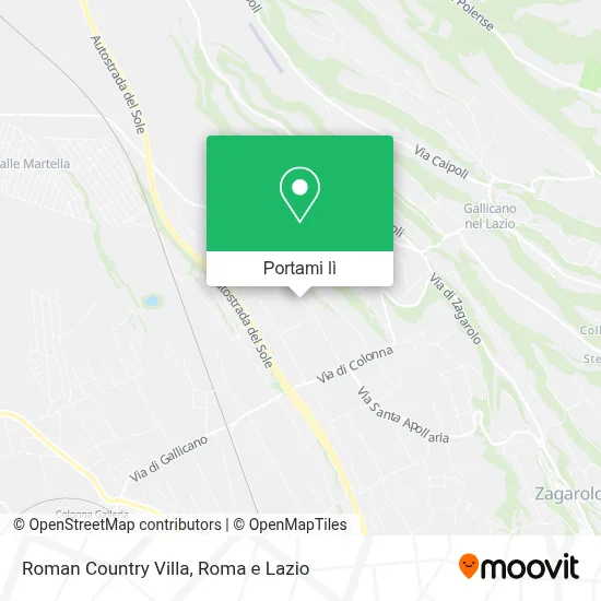Mappa Roman Country Villa