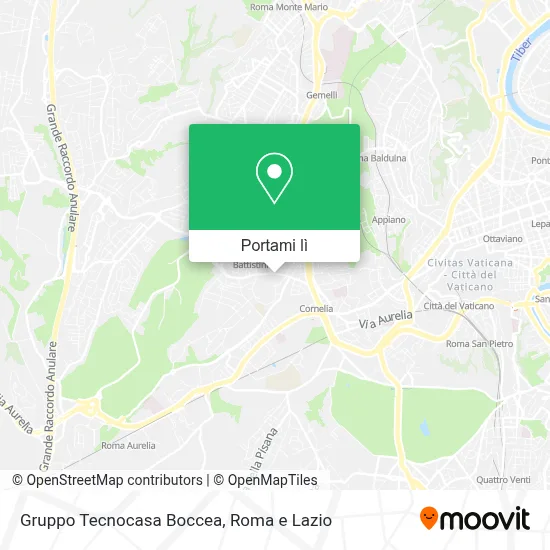 Mappa Gruppo Tecnocasa Boccea