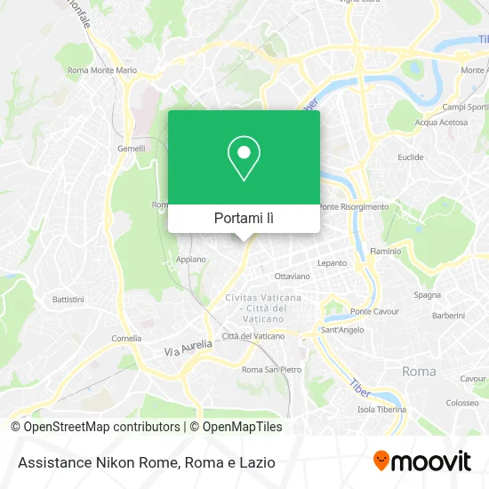 Mappa Assistance Nikon Rome