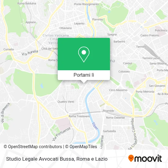 Mappa Studio Legale Avvocati Bussa