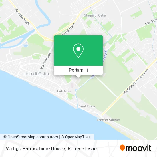 Mappa Vertigo Parrucchiere Unisex