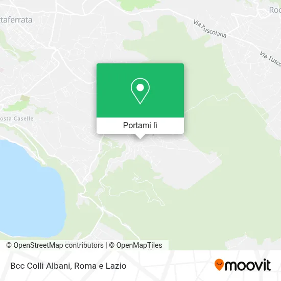Mappa Bcc Colli Albani