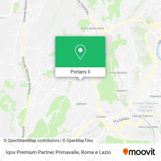 Mappa Iqos Premium Partner Primavalle