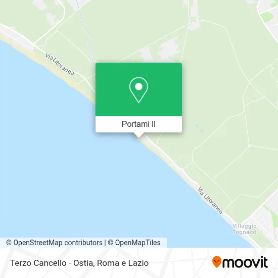 Mappa Terzo Cancello - Ostia