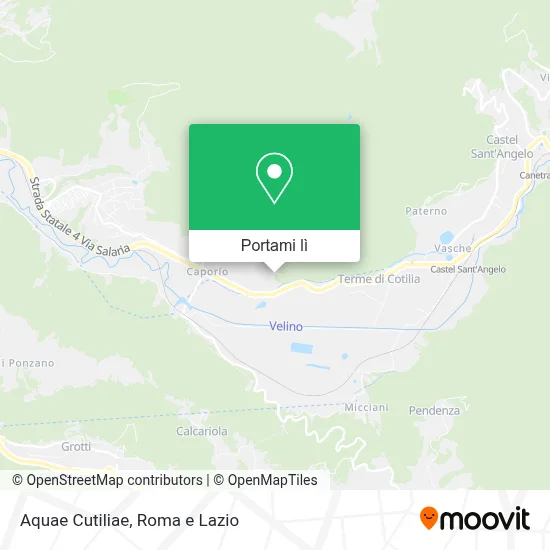 Mappa Aquae Cutiliae