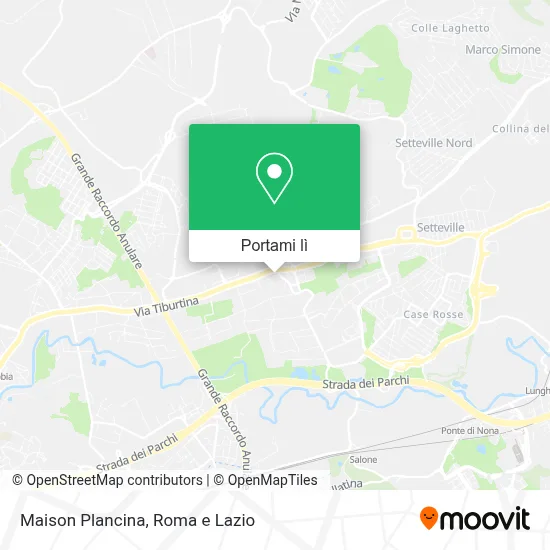 Mappa Maison Plancina